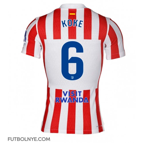 Camiseta Atletico Madrid Koke #6 Primera Equipación 2025-26 manga corta
